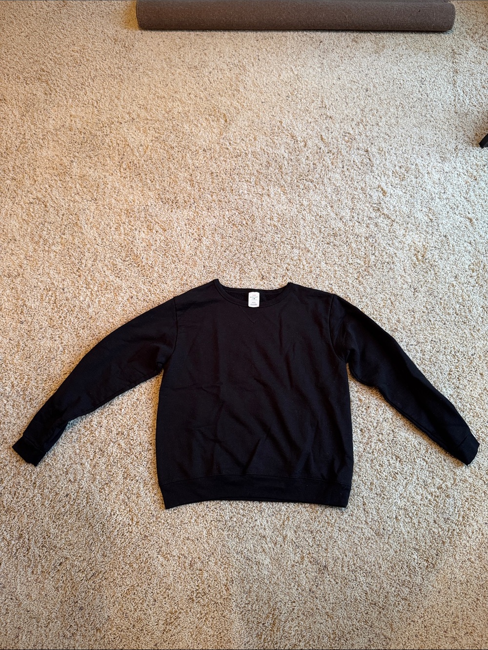 Women’s Hanes eco smart Black Crewneck sweatshirt